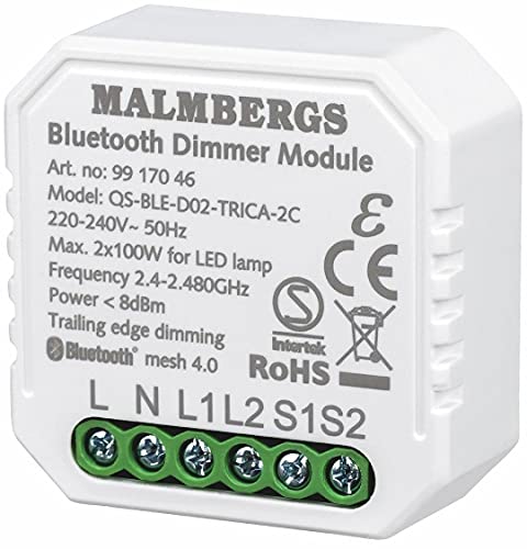 Smart Home Malmbergs Bluetooth Module 2 Wege Dimmer von Malmbergs