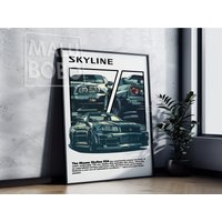 Scania Skyline R34 Poster von MaluBobo