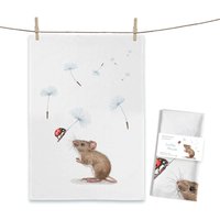 Geschirrtuch "Lucky Mouse" Geschirrtuch "Lucky Mouse" von Maluu