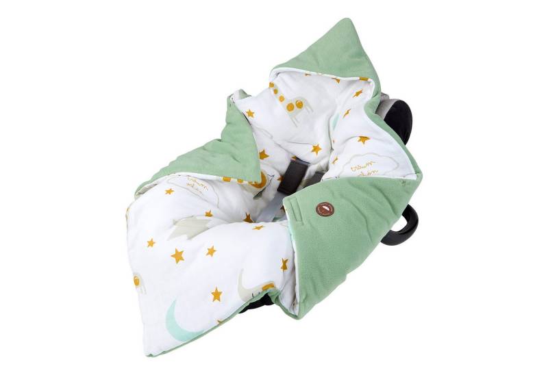 Einschlagdecke Einschlagdecke mit süßen Schriftzügen, Mama Poppins Germany, Designed in Germany Einschlagdecke Einschlagdecke mit süßen Schriftzügen, Mama Poppins Germany, Designed in Germany von Mama Poppins Germany