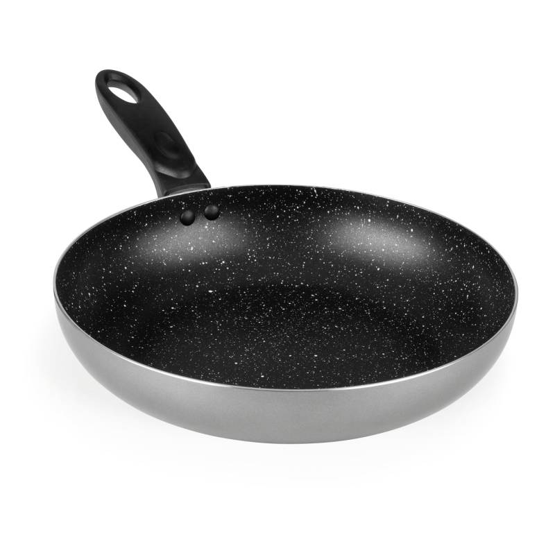Aluminium-Pfanne mit Cool-Touch-Griff - 24 cm - anthrazit von Mama Rossi