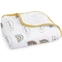 Mulldecke/Kuscheldecke | Mit Süßen Schriftzügen Aus 100% Musselin Bio-Baumwolle. 4-Lagig, Extra Weich, 120 X cm von MamaPoppinsGermany