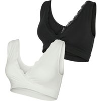 Mamalicious Bustier "MLHELENA CROSSY LACE BRA 2F 2-P NOOS" von Mamalicious