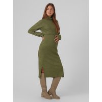 Mamalicious Midikleid "MLSUNIVA JUNE LS KNIT MIDI DRESS 2F NOOS", Sommerkleid von Mamalicious