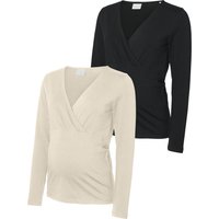 Mamalicious Umstandsshirt "MLKERRIE TESS LS JRS TOP 2-P NOOS", (Packung, 2 tlg.) von Mamalicious