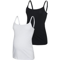 Mamalicious Umstandstop "MLKERRIE STRAP JRS TOP 2F 2-P NOOS" Packung, 2 Stk. tlg. von Mamalicious