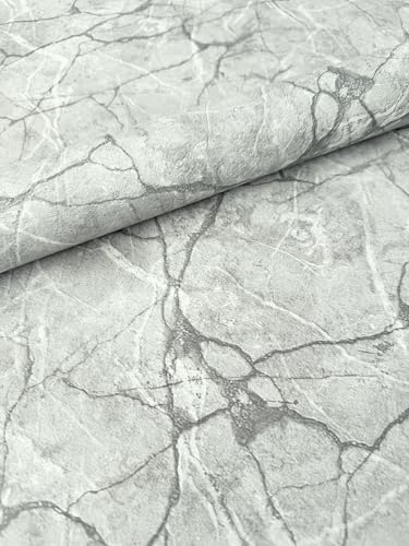 Mambo Design PVC Tischdecke Jura Hellgrau Meterware Wachstuch Eckig Breite & Länge wählbar abwaschbar, Größe:120 x 240 cm von Mambo Design