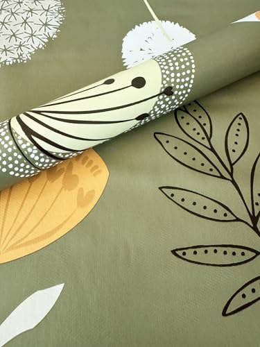 Mambo Design PVC Tischdecke Verde grün orange weiß Wachstuch Eckig Länge & Breite wählbar abwaschbar, Größe:140 x 300 cm Mambo Design PVC Tischdecke Verde grün orange weiß Wachstuch Eckig Länge & Breite wählbar abwaschbar, Größe:140 x 300 cm von Mambo Design