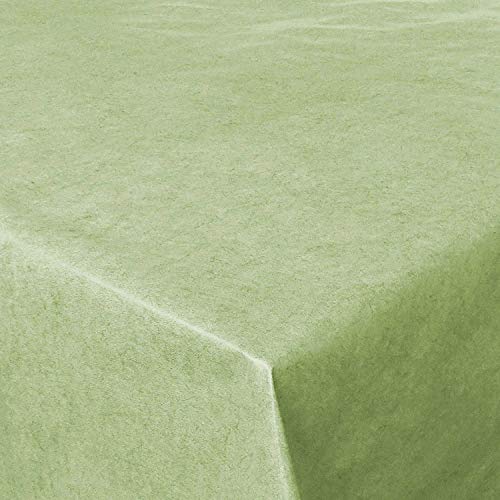 PVC Tischdecke Marble Grün Wachstuch Uni marmoriert · Breite & Länge wählbar · abwaschbare Tischdecke, Größe:90 x 170 cm von Mambo-Design