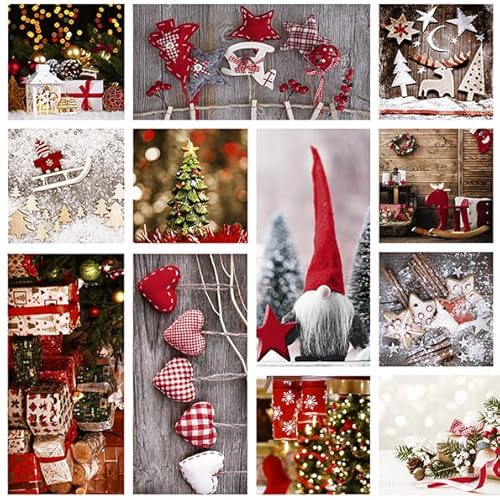PVC Tischdecke Wichtel Wachstuch Weihnachten· Eckig · Länge & Breite wählbar· abwaschbare Tischdecke • rot Weiss Silber Gold, Größe:130 x 200 cm von Mambo-Design