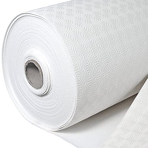 Tischpolster Weiss Molton · Eckig · Breite & Länge wählbar· Premium Tischunterlage Tischschoner Tischschutz, Größe:100 x 190 cm von onlyfly