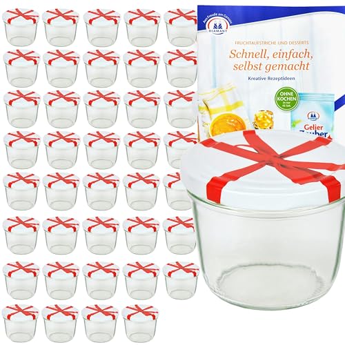 MamboCat 40er Set Sturzgläser 230 ml mit Schleifendekor Deckel to 82 inkl. Diamant Gelierzauber Rezeptheft Marmeladengläser Einmachgläser Einweckgläser MamboCat 40er Set Sturzgläser 230 ml mit Schleifendekor Deckel to 82 inkl. Diamant Gelierzauber Rezeptheft Marmeladengläser Einmachgläser Einweckgläser von MamboCat