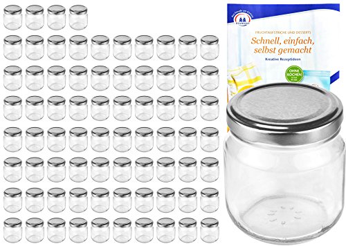 MamboCat 75er Set Rundgläser 212 ml nieder Deckelfarbe Silber to 66 inkl. Diamant Gelierzauber Rezeptheft, Marmeladengläser, Einmachgläser, Einweckgläser, Gläser MamboCat 75er Set Rundgläser 212 ml nieder Deckelfarbe Silber to 66 inkl. Diamant Gelierzauber Rezeptheft, Marmeladengläser, Einmachgläser, Einweckgläser, Gläser von MamboCat