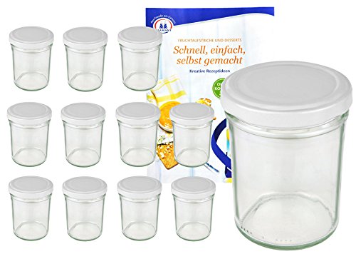 MamboCat 12er Set Sturzgläser 230 ml Hoch Deckelfarbe weiß to 66 inkl. Diamant Gelierzauber Rezeptheft, Marmeladengläser, Einmachgläser, Einweckgläser, Gläser MamboCat 12er Set Sturzgläser 230 ml Hoch Deckelfarbe weiß to 66 inkl. Diamant Gelierzauber Rezeptheft, Marmeladengläser, Einmachgläser, Einweckgläser, Gläser von MamboCat
