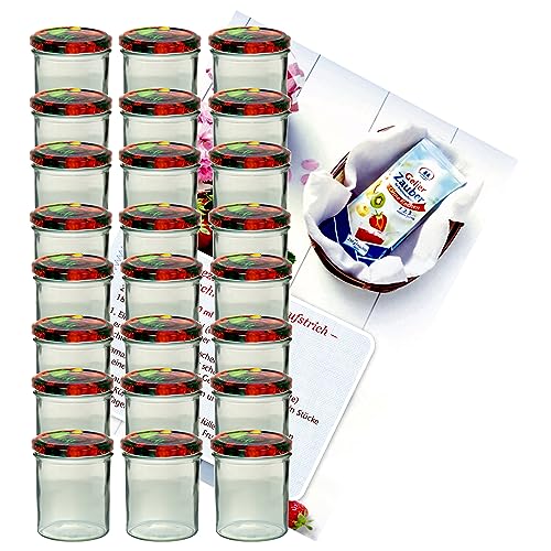 MamboCat 25er 350 ml Sturzglas-Set | Einmachgläser + Twist-Off-Deckel Obst + GRATIS Rezeptheft | einkochen & konservieren | backofengeeignet MamboCat 25er 350 ml Sturzglas-Set | Einmachgläser + Twist-Off-Deckel Obst + GRATIS Rezeptheft | einkochen & konservieren | backofengeeignet von MamboCat