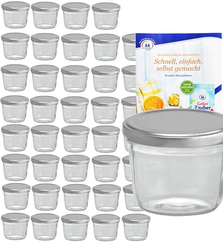 MamboCat 40er Set Sturzgläser 230 ml mit silbernem Deckel to 82 inkl. Diamant Gelierzauber Rezeptheft Marmeladengläser Einmachgläser Einweckgläser MamboCat 40er Set Sturzgläser 230 ml mit silbernem Deckel to 82 inkl. Diamant Gelierzauber Rezeptheft Marmeladengläser Einmachgläser Einweckgläser von MamboCat