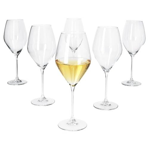 MamboCat 6er Set Doyenne Weingläser I 150ml, Höhe 23,5cm I für 6 Personen I klares großes Weinglas für Rotwein oder Weißwein I transparente Gläser für Zuhause, Hochzeiten, Partys & Co von MamboCat