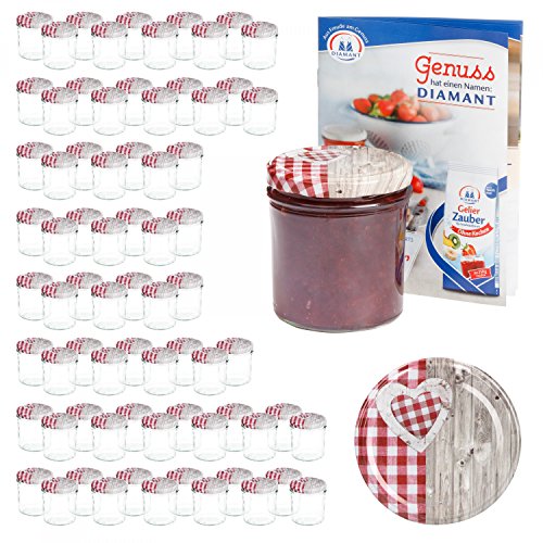 MamboCat 75er 350 ml Sturzglas-Set | Einmachgläser + Twist-Off-Deckel Holz-Herz rotkariert + GRATIS Rezeptheft | einkochen & konservieren | Vorratsgläser | backofengeeignet MamboCat 75er 350 ml Sturzglas-Set | Einmachgläser + Twist-Off-Deckel Holz-Herz rotkariert + GRATIS Rezeptheft | einkochen & konservieren | Vorratsgläser | backofengeeignet von MamboCat