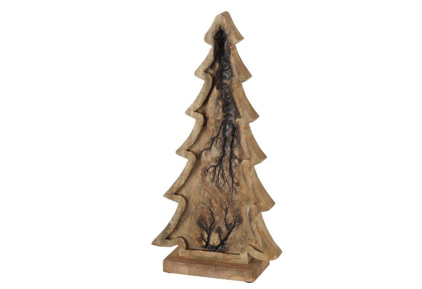 MamboCat Dekofigur B. Deko-Aufsteller Percha Tannenbaum aus Mango-Holz H 36,00 cm von MamboCat