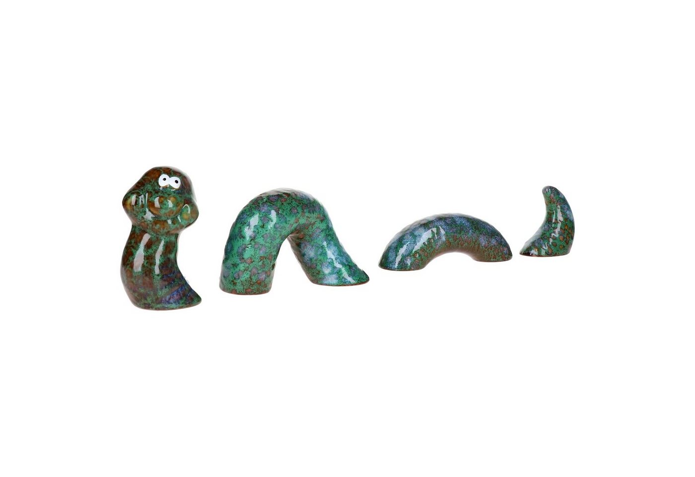 MamboCat Dekofigur Paul Deko-Wurm M grün 38cm Garten-Figur Outdoor Beet Rasen Skulptur von MamboCat