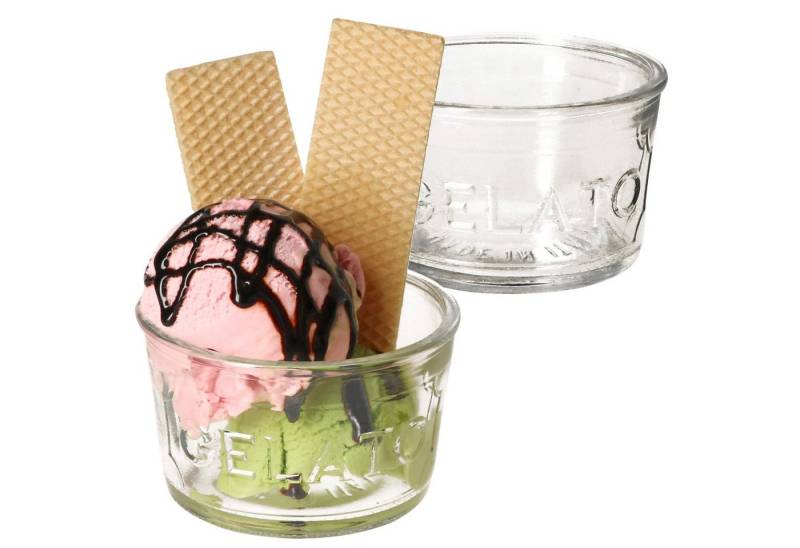 MamboCat Eisschale 2er Set Gelato Eisbecher Glas 150ml, Glas von MamboCat