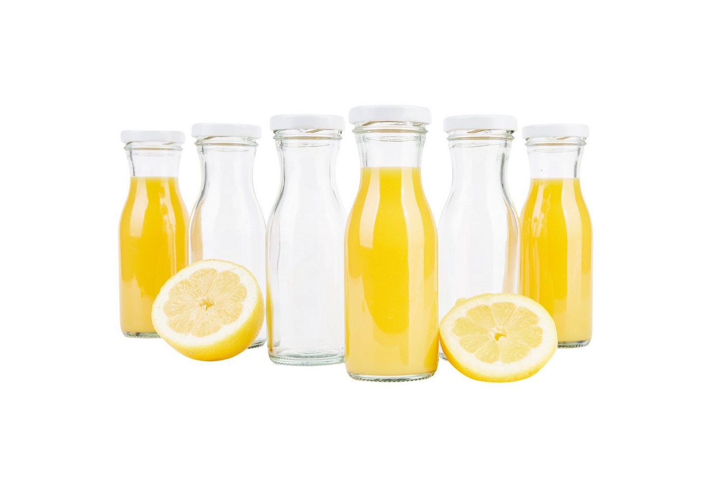 MamboCat Karaffe 6er Set Weithalsflasche Karaffe 150 ml + To 43 Deckel weiß MamboCat Karaffe 6er Set Weithalsflasche Karaffe 150 ml + To 43 Deckel weiß von MamboCat