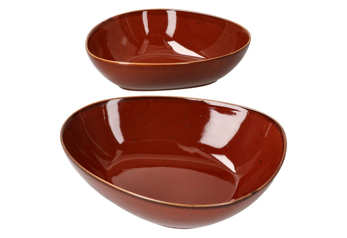 MamboCat Servierschale 2er Set Servierschale Marron Taste - 211559, Porzellan von MamboCat