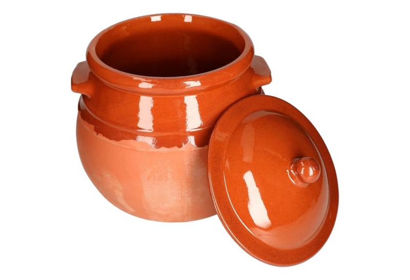 MamboCat Schmortopf Tontopf mit Deckel 4,5L Eintopf - 12972 von MamboCat