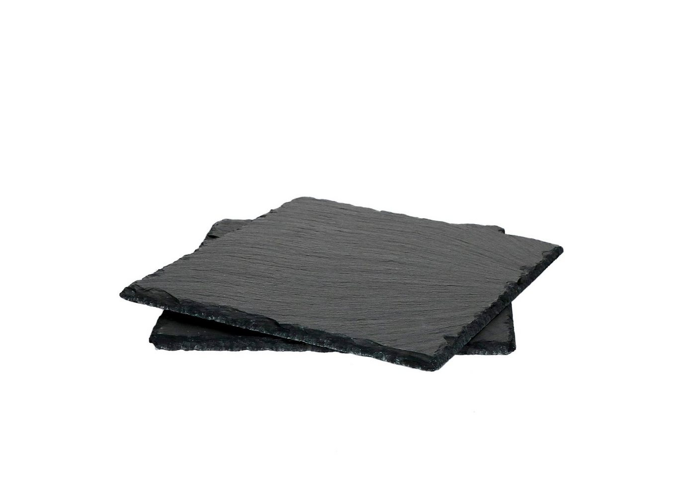 MamboCat Servierplatte 2er Set Schieferplatte 17x17 cm - 23464639, Schiefer MamboCat Servierplatte 2er Set Schieferplatte 17x17 cm - 23464639, Schiefer von MamboCat