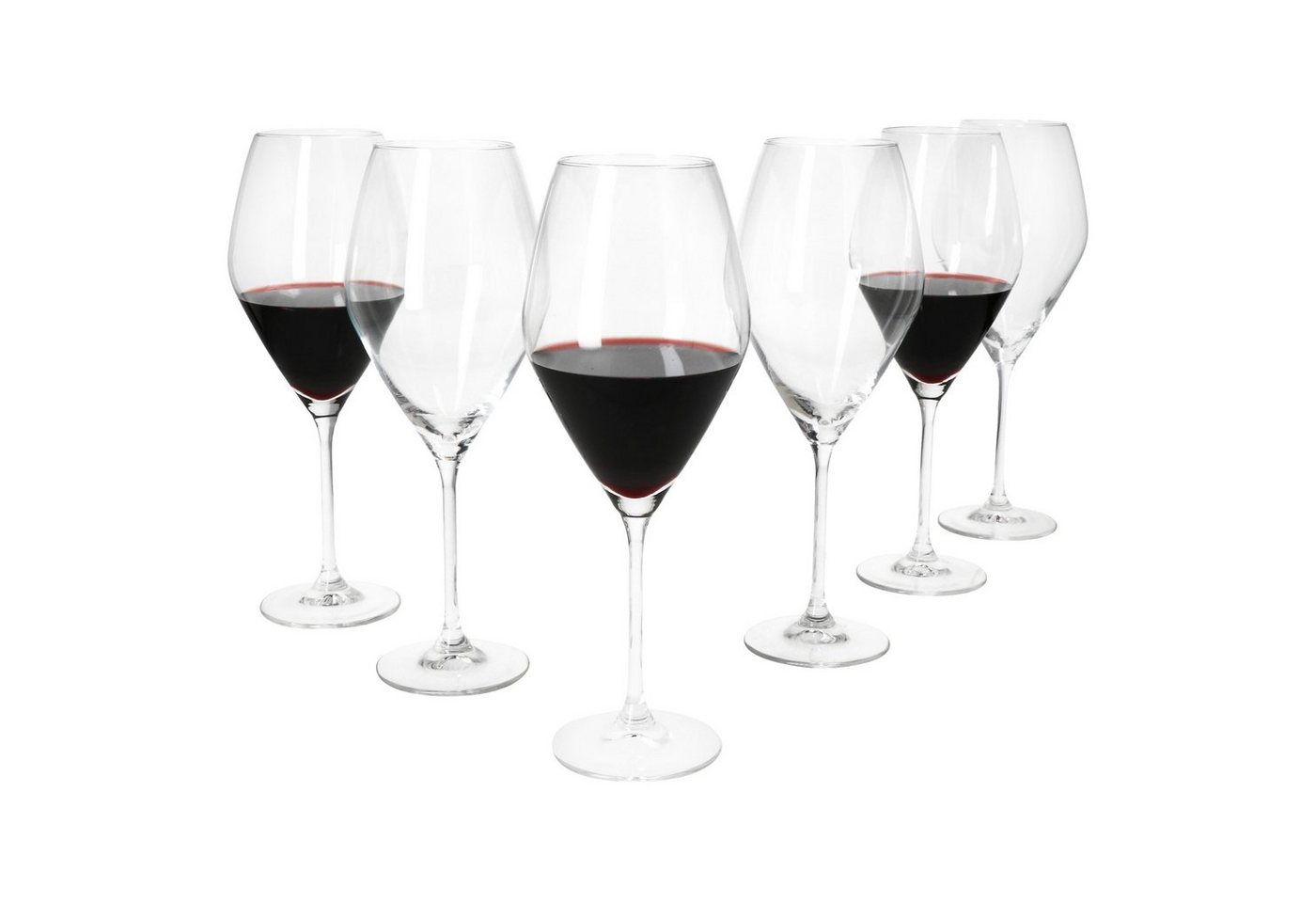 MamboCat Weinglas 6x Doyenne Rotwein-Gläser 280ml Weingläser Feier Hochzeit Partys, Glas von MamboCat