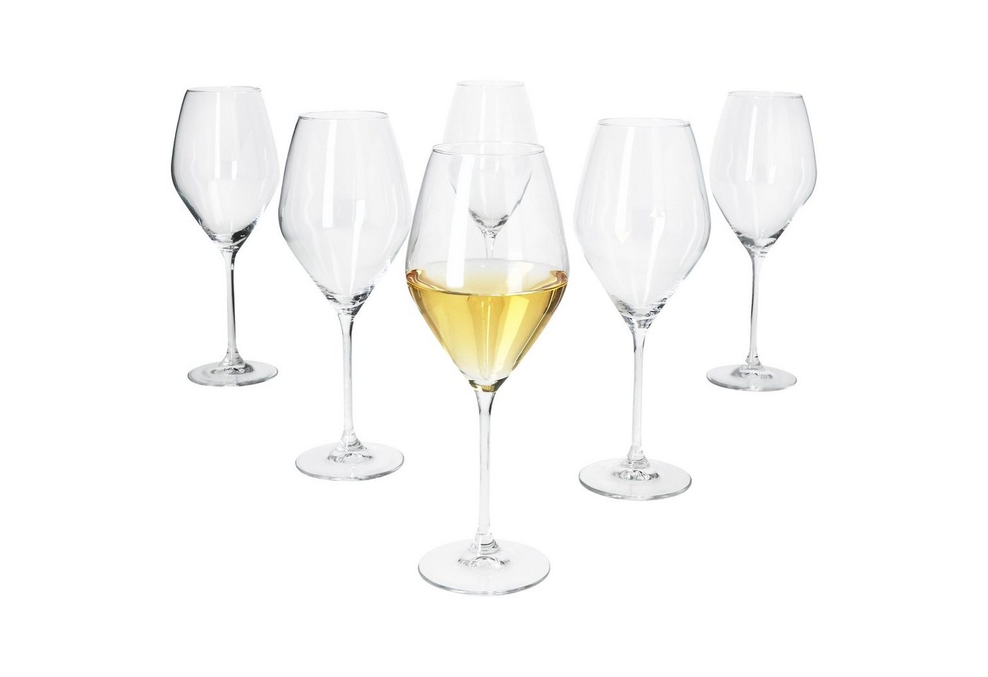 MamboCat Weinglas 6x Doyenne Weingläser 150ml mit Fuß Rotwein Weißwein-Glas Feier, Glas von MamboCat