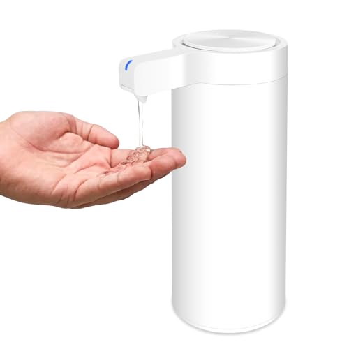 Mamiddle Elektrischer Automatischer Seifenspender mit Sensor Infrarot 270ml IPX5 Wasserdicht USB-C Aufladung Seifenspender Automatischer für Küche & Bad (Weiß) von Mamiddle