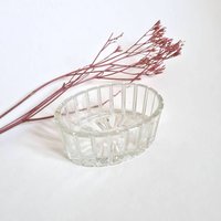 Vintage Butterdose Aus Geschliffenem Glas/Klare Ovale Schale/Essgeschirr/Küchenutensil/Auflaufform/Geschirrpräsentation Vintage Butterdose Aus Geschliffenem Glas/Klare Ovale Schale/Essgeschirr/Küchenutensil/Auflaufform/Geschirrpräsentation von MamieBrocante