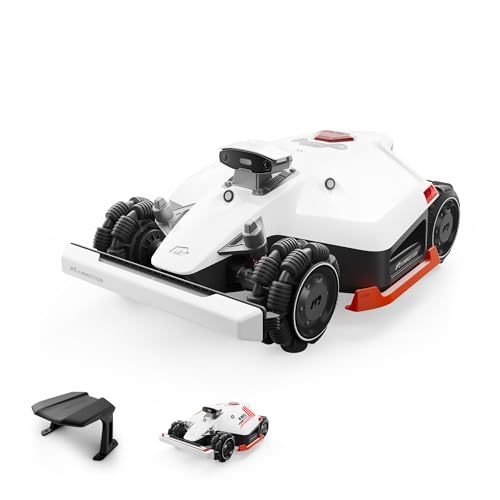 MAMMOTION LUBA 2 AWD 3000X Mähroboter ohne Begrenzungskabel, NetRTK+Vision, Keine RTK-Antenne erforderlich, Auto-Kartierung, Empf. 3000m², Max. 3600m², mit 4G-Modul, 80% Steigung von Mammotion