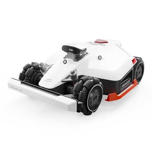 MAMMOTION LUBA 2 AWD 5000X Mähroboter ohne Begrenzungskabel, NetRTK+Vision, Keine RTK-Antenne erforderlich, Auto-Kartierung, Empf. 5000m², Max. 6600m², mit 4G-Modul, 80% Steigung von Mammotion