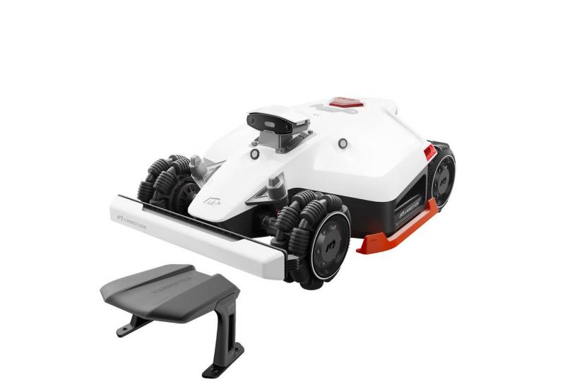 Mammotion Rasenmähroboter LUBA 2 AWD 5000X, bis 6000 m² Rasenfläche, (mit Garage, 4G-Modul), NetRTK+Vision, 80% Steigung, Mähroboter ohne Begrenzungskabel von Mammotion