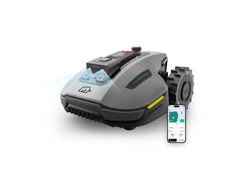 Mammotion Rasenmähroboter YUKA Mini 700, bis 1100 m² Rasenfläche, (mit 4G Module), NetRTK+3D AI Vision, Mähroboter ohne Begrenzungskabel, Appsteuerung von Mammotion