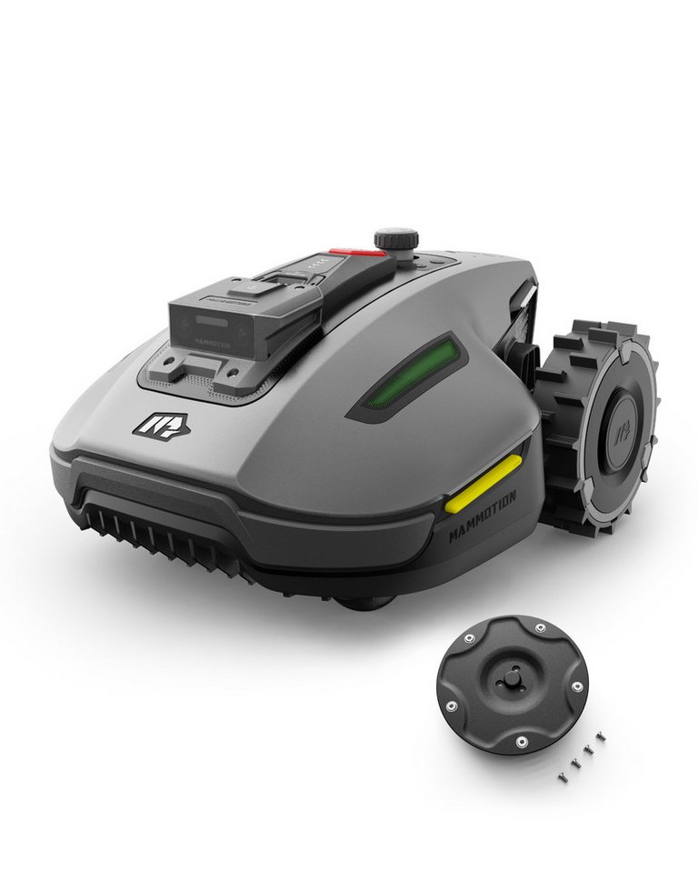 Mammotion Rasenmähroboter YUKA Mini 700, bis 1100 m² Rasenfläche, (mit Trennscheibe, 4G Module), NetRTK+3D AI Vision, Mähroboter ohne Begrenzungskabel, Appsteuerung von Mammotion