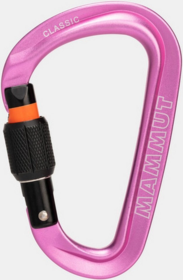 Mammut Karabiner Classic HMS Screwgate Carabiner SCREW GATE, PINK von Mammut