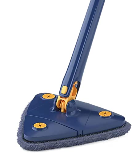 Dreieckiger Wischmopp, um 360 Grad drehbar, verstellbar, ausziehbar, automatischer Quetschmopp mit 2 wiederverwendbaren Wischpads für Boden, Fenster, Wand, Reinigung Dreieckiger Wischmopp, um 360 Grad drehbar, verstellbar, ausziehbar, automatischer Quetschmopp mit 2 wiederverwendbaren Wischpads für Boden, Fenster, Wand, Reinigung von Mamta