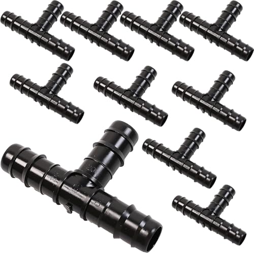 T-Stück für Tropflschlauch Verlegerohr 20mm zur Bewässerung x10 Verbinderstück T-Stück für Tropflschlauch Verlegerohr 20mm zur Bewässerung x10 Verbinderstück von Mamuth Wild Nature