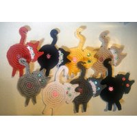 Katzensäpfe Untersetzer 4Er Set von MamzelleSemmele