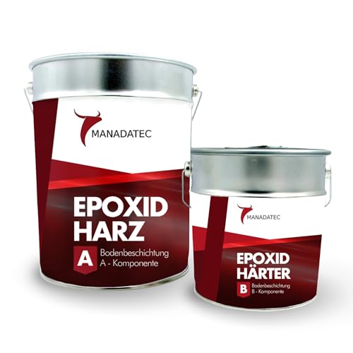MANADATEC 2k Epoxidharz Bodenbeschichtung 5kg I RAL 5012 Lichtblau I Lösemittelfrei, Umweltfreundlich & Geruchsneutral I Beschichtung für Garagen- & Kellerböden I Hohe Schlagfestigkeit MANADATEC 2k Epoxidharz Bodenbeschichtung 5kg I RAL 5012 Lichtblau I Lösemittelfrei, Umweltfreundlich & Geruchsneutral I Beschichtung für Garagen- & Kellerböden I Hohe Schlagfestigkeit von MANADATEC