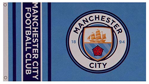 Manchester City FC Authentische EPL-Flagge von Manchester City FC