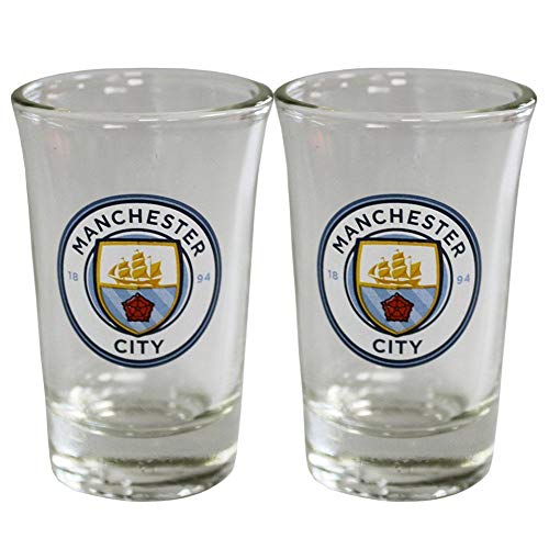 Tfs Manchester City FC Shot Brille 2pk Offiziell Lizenziertes Produkt von Manchester City FC