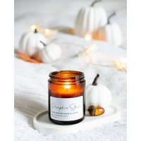 Pumpkin Spice Duftkerze - Herbst Kerze Halloween Herbstkerze Winterkerze von ManchesterHomeLiving
