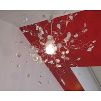 Leuchter Silber Grau Rosenblätter von MandiLo