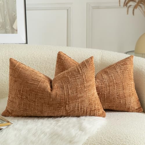 Mandioo 2er Set Chenille Kissenbezug Dekorativer Kissenbezüge Gemütlicher weichen Kissenhülle Sofakissen Dekokissen Couchkissen Zierkissenbezug Schlafzimmer Wohnzimmer 30x50 cm Orange gebrannt Mandioo 2er Set Chenille Kissenbezug Dekorativer Kissenbezüge Gemütlicher weichen Kissenhülle Sofakissen Dekokissen Couchkissen Zierkissenbezug Schlafzimmer Wohnzimmer 30x50 cm Orange gebrannt von Mandioo