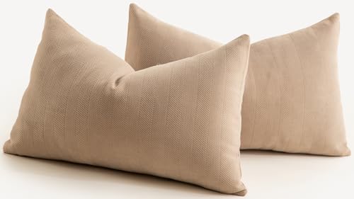 Mandioo 2er Set Kissenbezug 50x50 cm Khaki Chenille Kissenbezüge weich Gemütlich langlebig modern Zierkissenbezug Dekokissen Kissenhülle für Sofa Wohnzimmer Schlafzimmer Mandioo 2er Set Kissenbezug 50x50 cm Khaki Chenille Kissenbezüge weich Gemütlich langlebig modern Zierkissenbezug Dekokissen Kissenhülle für Sofa Wohnzimmer Schlafzimmer von Mandioo