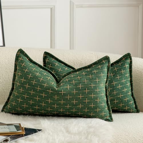 Mandioo 2er Set Kissenbezug Hanftuch Weben Textur Modern Bauernhaus Kissenbezüge Kissenhülle Dekorieren Zierkissenbezug Sie Wohnzimmer Sofa Schlafzimmer Bett 30x50cm Army Green Mandioo 2er Set Kissenbezug Hanftuch Weben Textur Modern Bauernhaus Kissenbezüge Kissenhülle Dekorieren Zierkissenbezug Sie Wohnzimmer Sofa Schlafzimmer Bett 30x50cm Army Green von Mandioo